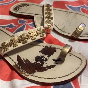 🥂💰🥂Grecian Tory Burch Sandals, 8🥂💰🥂
